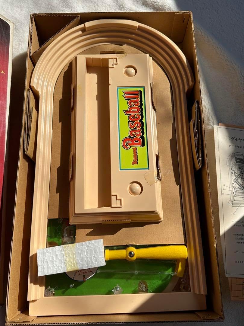 昭和レトロ　ツクダオリジナル　ダイヤモンドベースボール　野球版　デッドストック レトロトイ】ツクダ ダイヤモンドベースボール 野球パチンコ